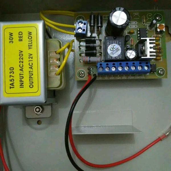 Kunci Elektrik power supply 12v 3A Battery door access rfid control