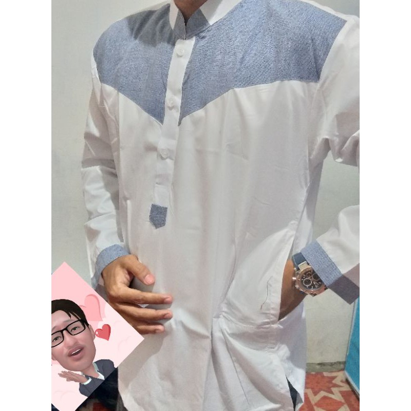 Baju Koko Maroko Dalwa lengan panjang
