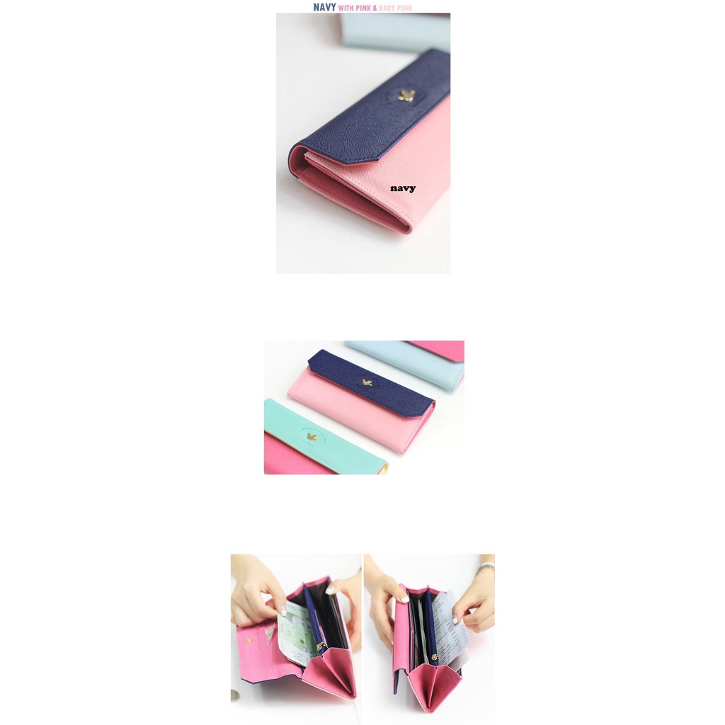 Elsa Long Wallet / Dompet Wanita Dompet Uang Kertas Koin Kartu