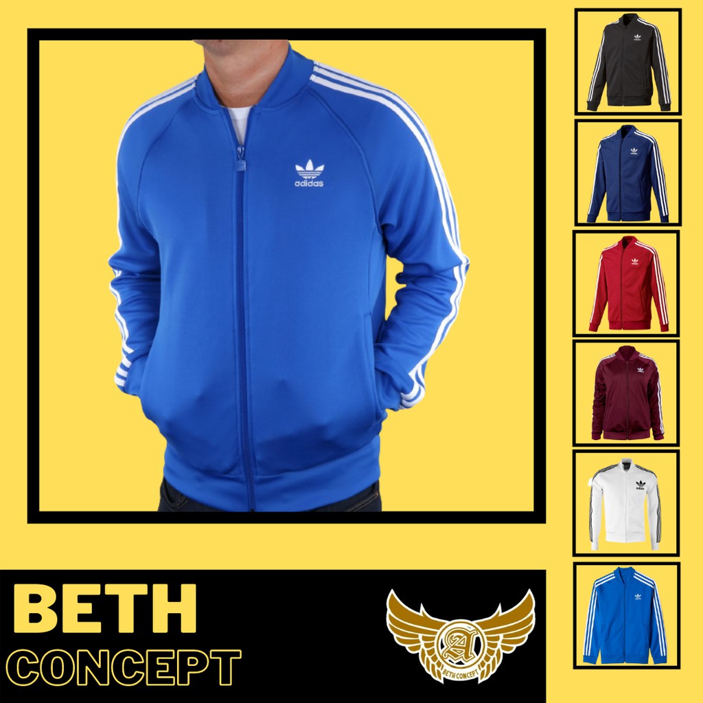 BETH.CONCEPT/JAKET TRACKTOP/TRACKTOP(UNISEX)BIRU M.L.XL.XXL