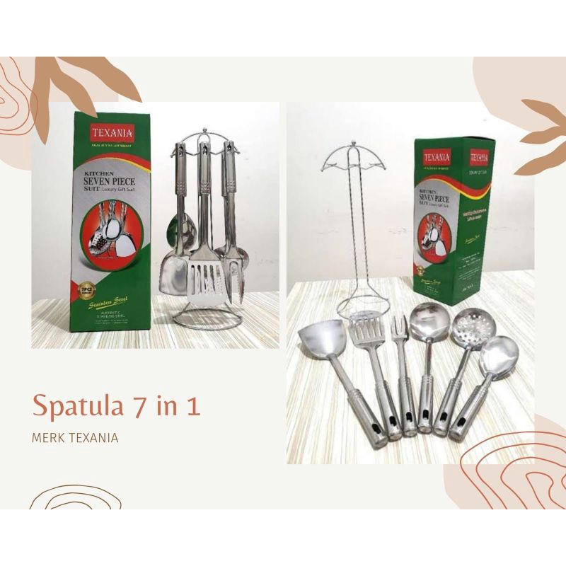 SPATULA STAINLESS 7 IN 1/SPATULA SET/SPATULA STAINLESS