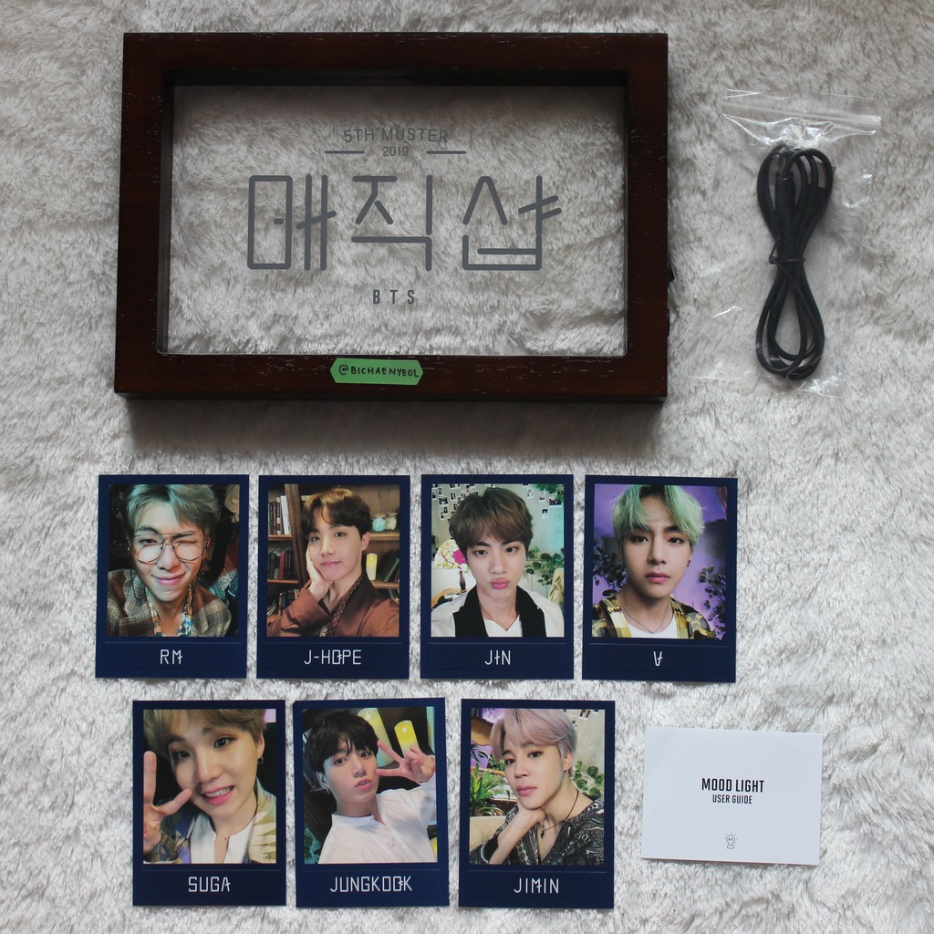 [READY] BTS Sharing 5th Muster Moodlight Photocard | Jungkook Jimin Jhope V Suga RM Jin
