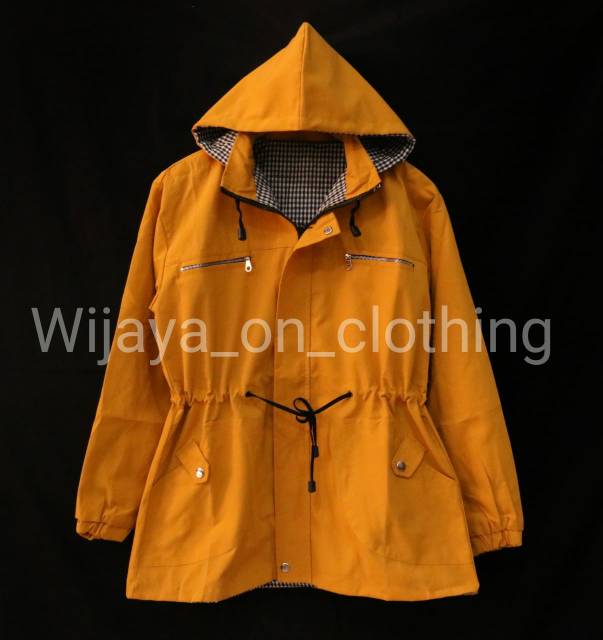 ☛bd✧【Terbaik】 [COD BAYAR DITEMPAT]Jaket parka cewe ATTENTION PARKA kanvas panas musim gugur | parka