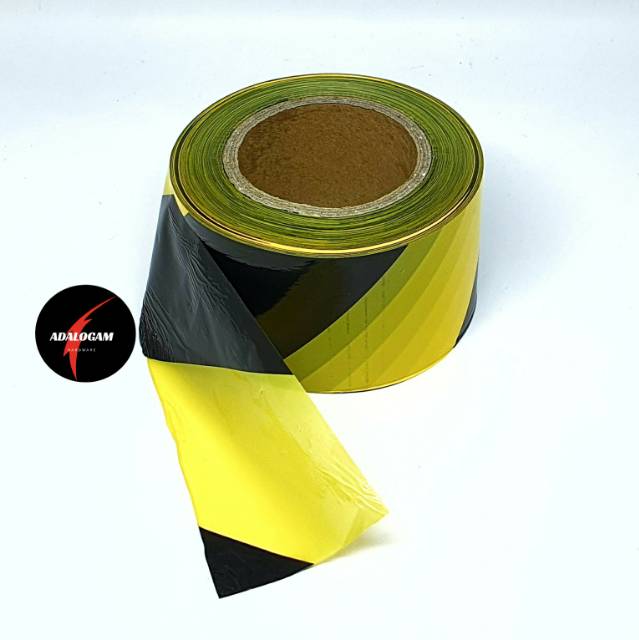 Police Line - Garis Polisi - Barricade Tape 3 Inch x 300 Meter Kuning Hitam