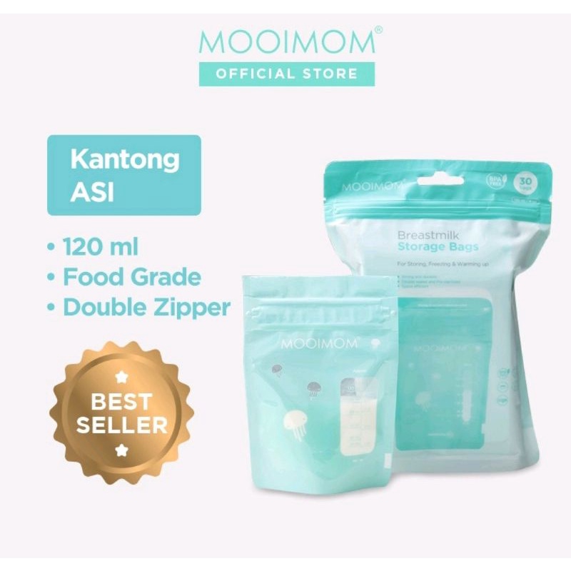 Mooimom kantong asi 120ml isi 30