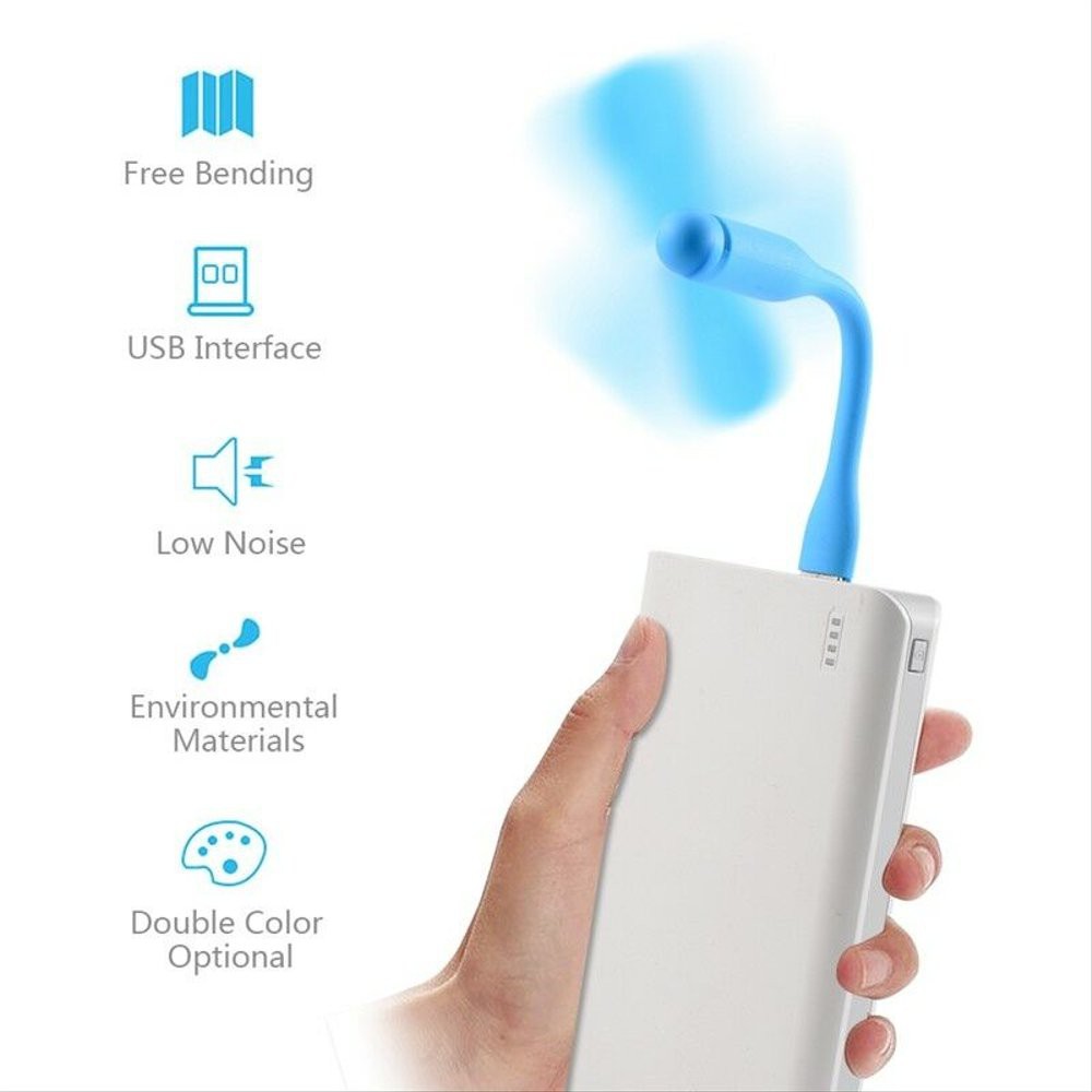 Kipas Angin Mini Usb Fan Flexible Portable