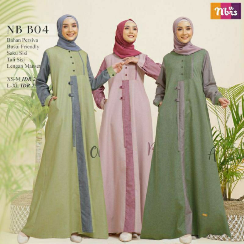 GAMIS NIBRAS NB B04 PINK-OLIVE-ARMY