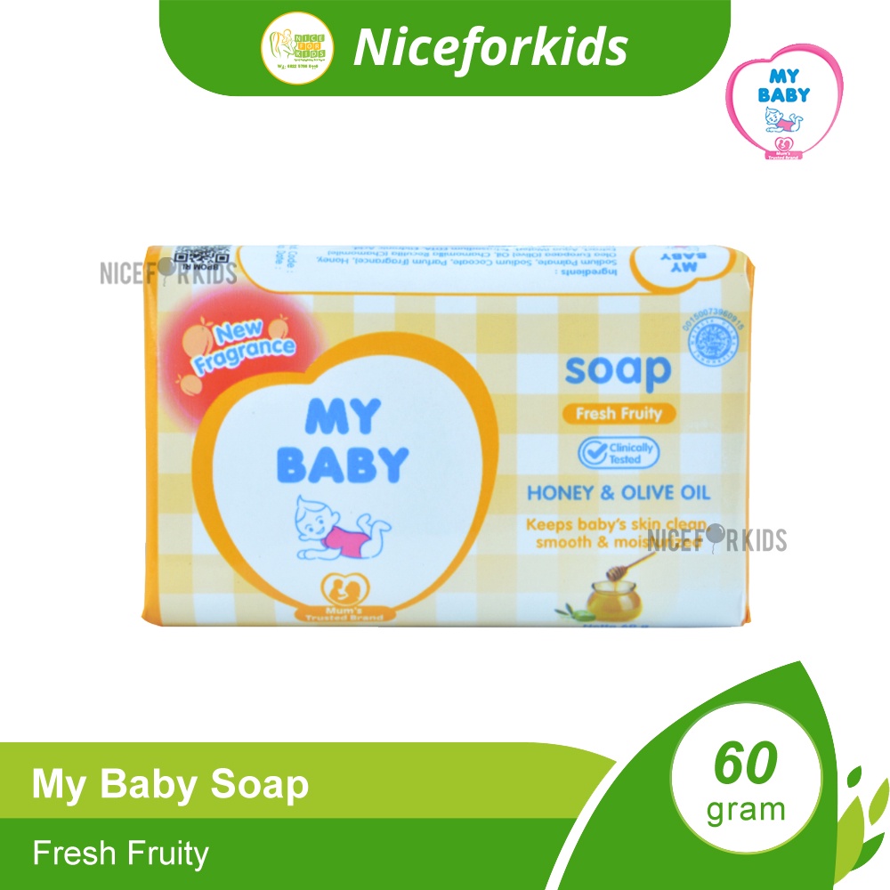 My Baby Soap / Sabun Batang Padat Bayi 60gr