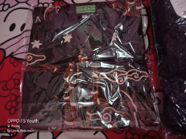 Temurun Ungu Kemeja Batik Pria Atasan Batik Baju Batik Pria Lengan Pendek Batik Modern By Gba