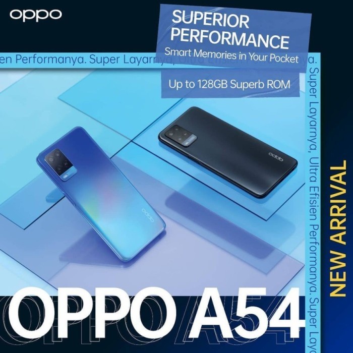 Oppo A54 4/64 Ram 4GB Internal 64GB Garansi Resmi
