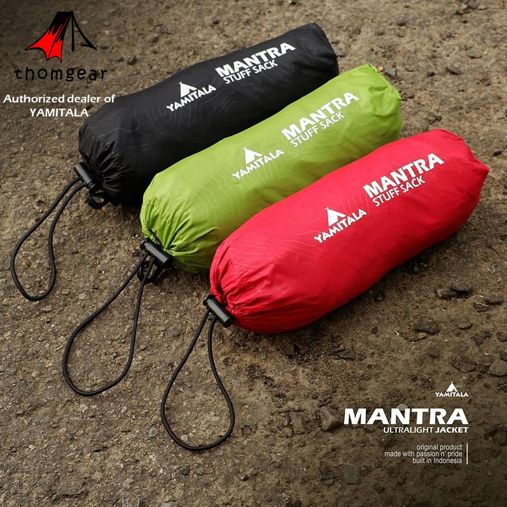 Jaket Ultralight Yamitala Mantra Jacket Lari Jaket Gowes Ultra Light Jacket  Nylon Water Resistant Packable