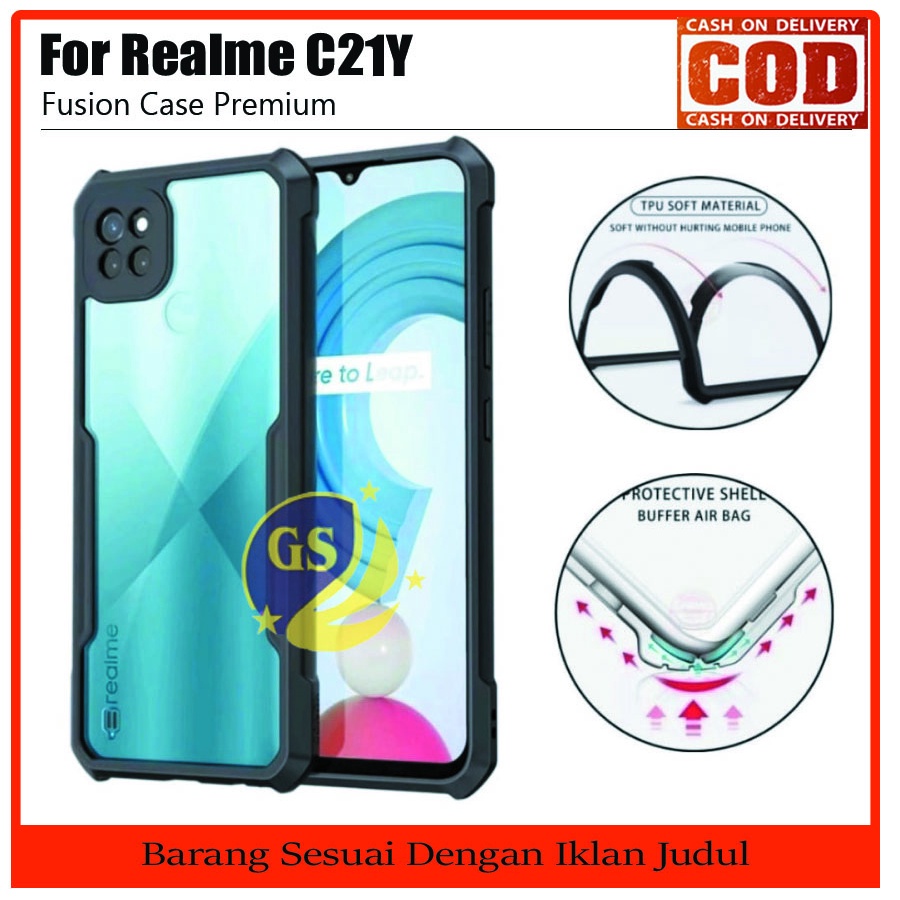 Case Ipaky Bumper XUNDD Oppo Realme GT Master Realme C55 2023 C35 C31 4G C25 C21 C20 C17 C1 C12 C11 C3 C2 A1K Camera Protection Case Armor Fusion Shockproof Premium Transparan Casing Mika