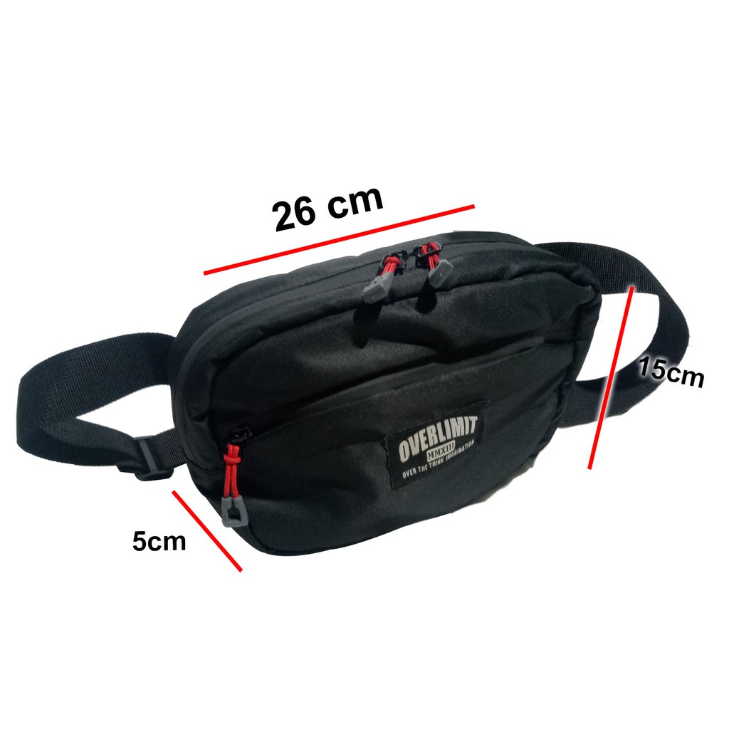 Waistbag Overlimit Waistbag anti air tas samping tas distro