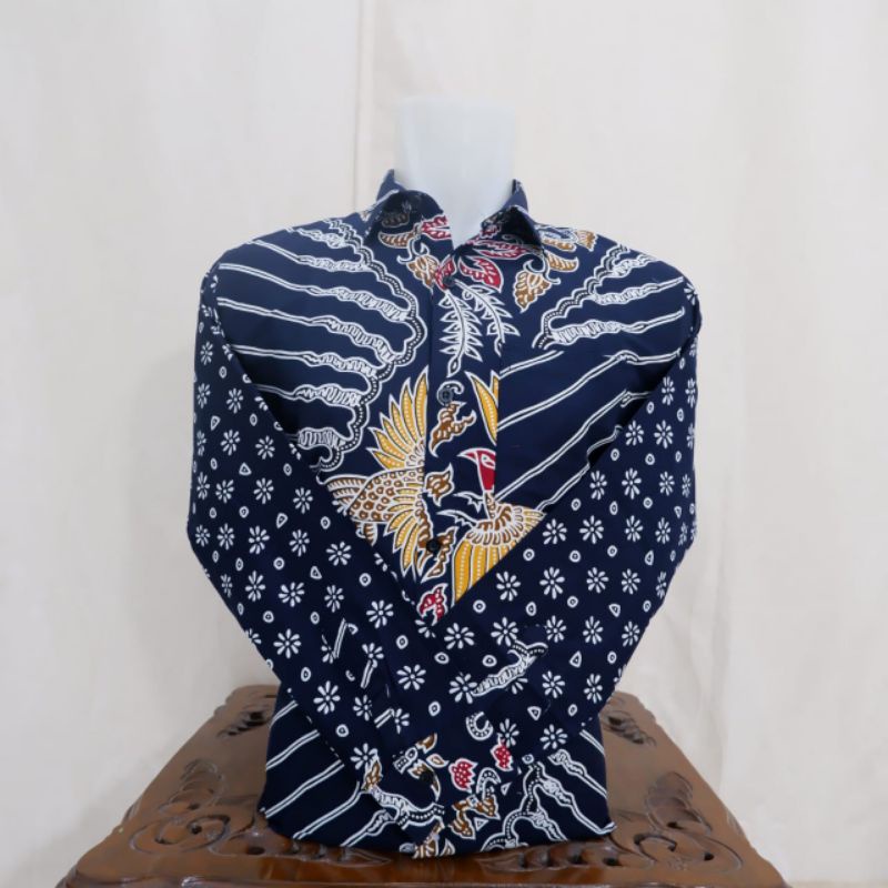 Banting Harga Kemeja Batik Lengan Panjang AkJYGBijwM37b