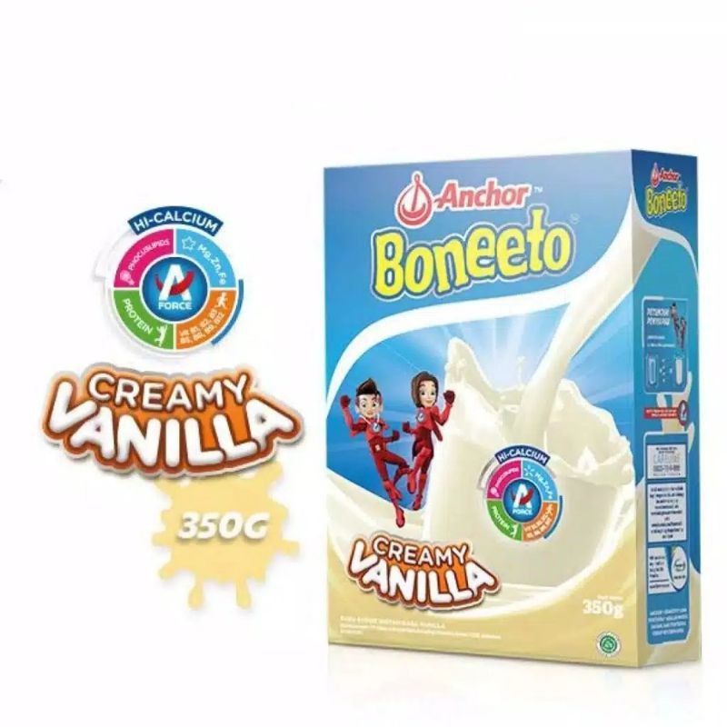 

Boneeto Vanilla 350gr Susu anak anak