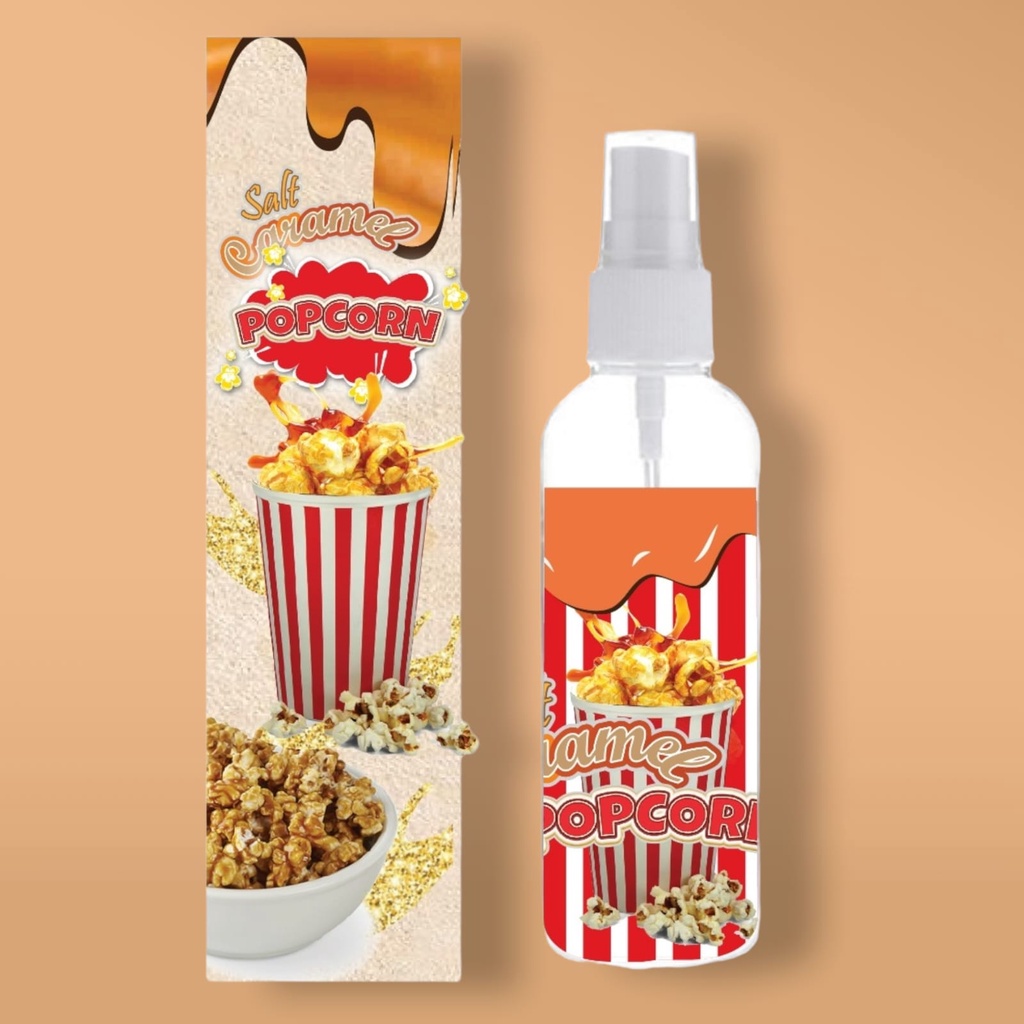 GEN - [BPOM] Parfum Body Mist Popcorn 100ml Premium / Parfum Body Mist Popcorn Caramel 100ml / Parfum Pria Wangi Tahan Lama