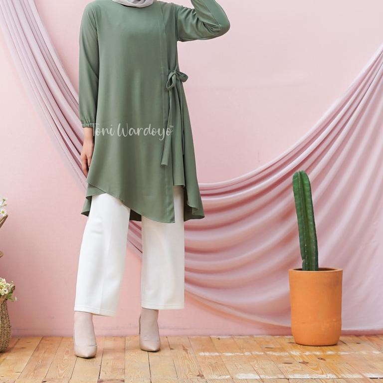 ➾ [Bisa ] Baju Tunik Rempel/Tunik Wanita/Tunik Murah/Tunik Kekinian/Tunik rok/Atasan rok plisket ◄