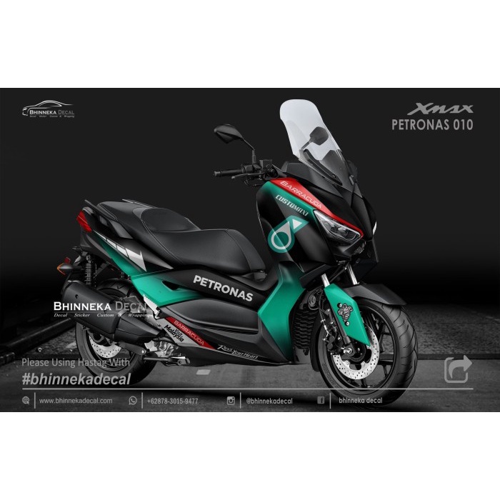 DECAL STICKER YAMAHA X MAX 250 PETRONAS-005