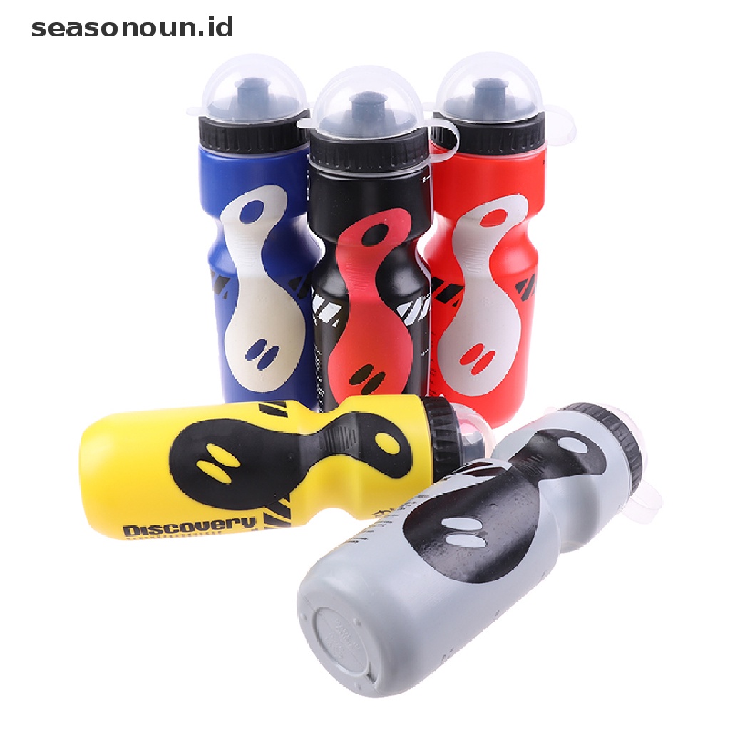(seasonoun) Botol Minum 650ML Dengan Holder Untuk Sepeda Gunung