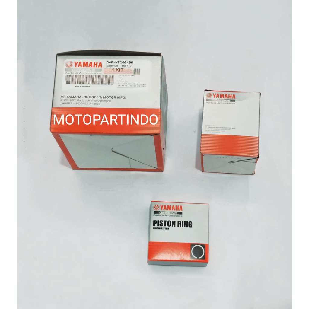 PISTON KIT MIO J MIO SOUL GT FINO FI STANDART PISTON SET MIO J MIO SOUL GT FINO FI KODE PART 54P-2
