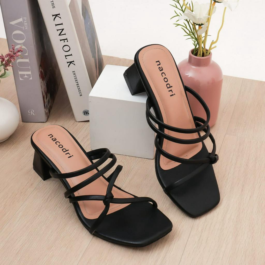 nacodri  MENY sandal tali wanita heels 5cm