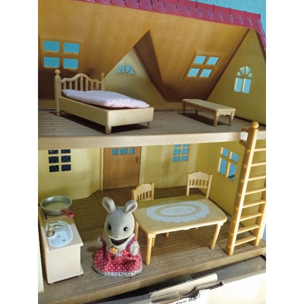 sylvanian families cozy cottage preloved