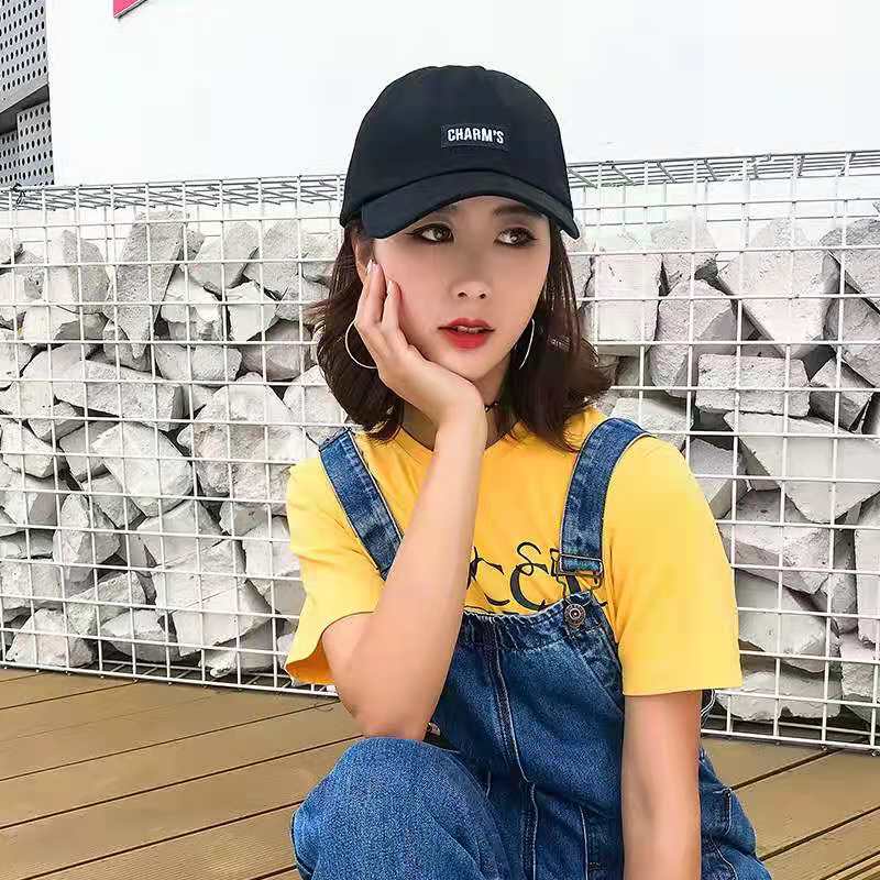 Topi Baseball Bordir Tulisan Charm's Fashion Gaya Korea Untuk Wanita Dan Pria Import