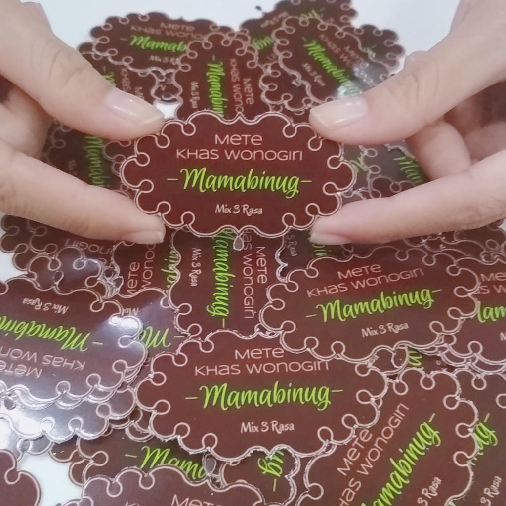 

Stiker Bontak A3+ Cutting Die Cut/Putus D 5cm Potong sesuai Bentuk