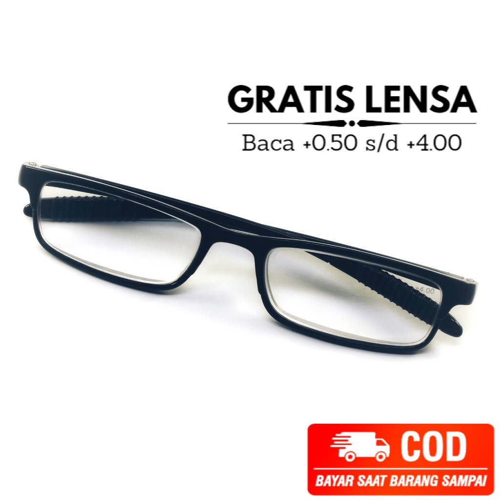 Kacamata Plus Baca Pria Wanita Kaca Mata Lensa Dekat