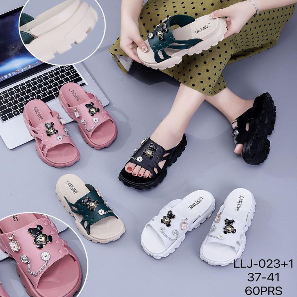 Sandal Jelly Import MAGGIE / Sendal Wanita Buat Seharihari / Sandal Wanita Model Terbaru / Sendal Korea Wanita / Sepatu Wanita Dewasa terbaru 2022 / Sandal Wanita Simpel