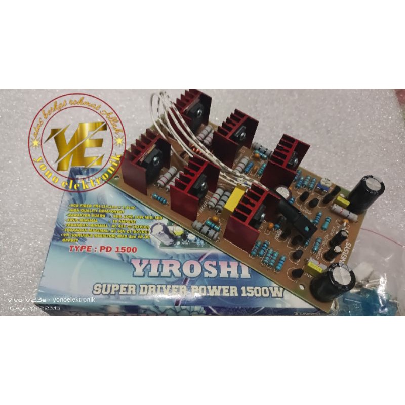 Kit Driver Power Yiroshi 1500W Tunersys original high quality Componen