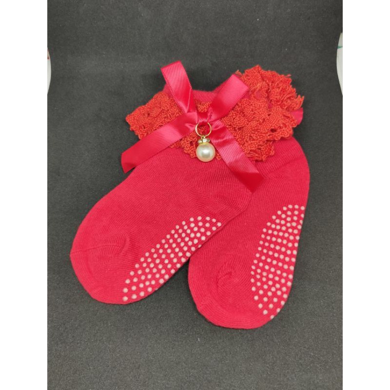 Kaos Kaki Renda Anak Anti Selip Premium