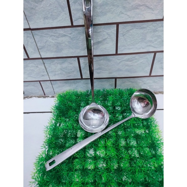 Centong sayur sop stainless tebal premium homepro / centong sayur serbaguna premium stainless homepro