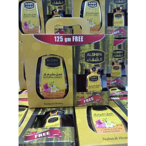 

AlShifa madu natural 500gr free madu 125gr