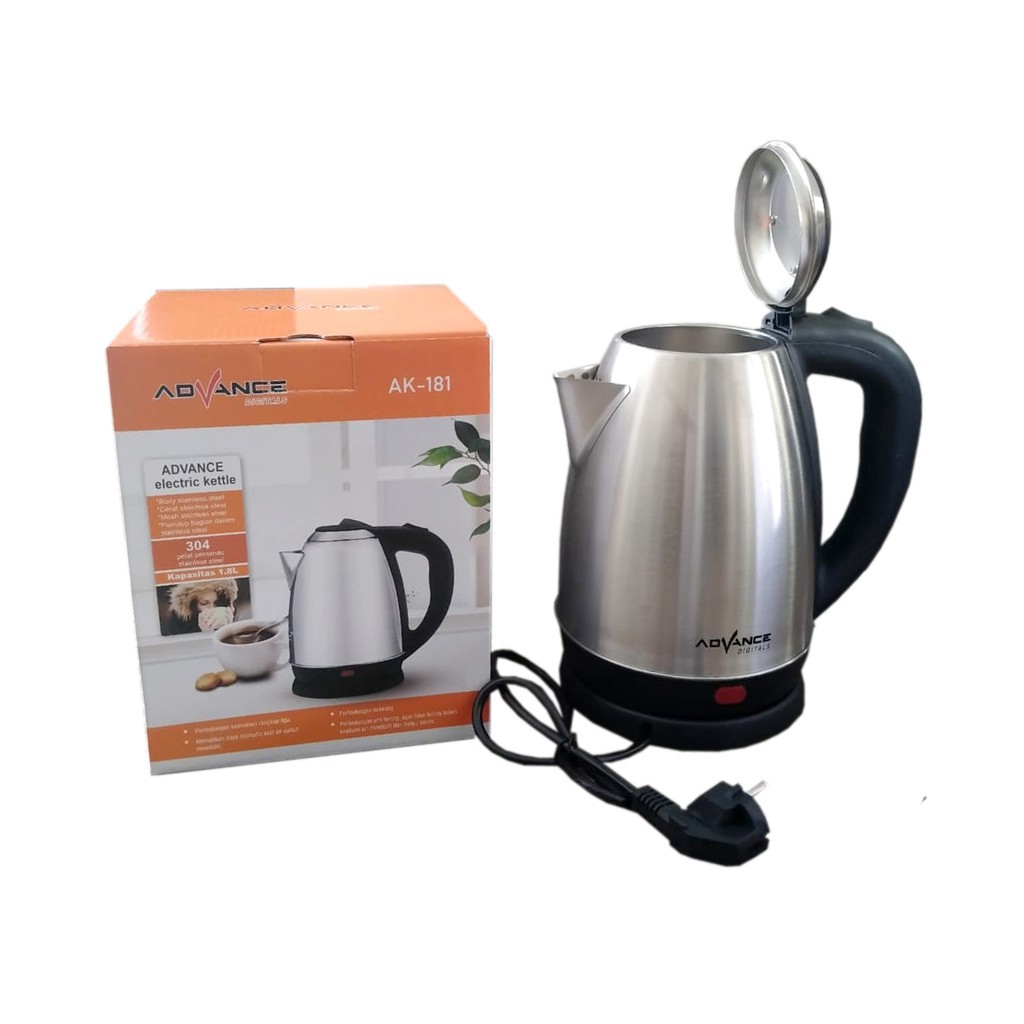 Teko Listrik / Kettle Litrik Otomatis Super Cepat Didih 1.8L