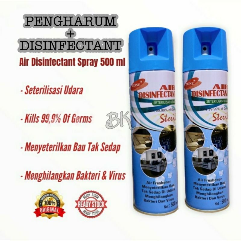 Pewangi ruangan / parfum mobil/ Air disinfektan ukuran jumbo 500 ml pembunuh kuman dan bakteri/ penyegar udara rumah &amp; mobil