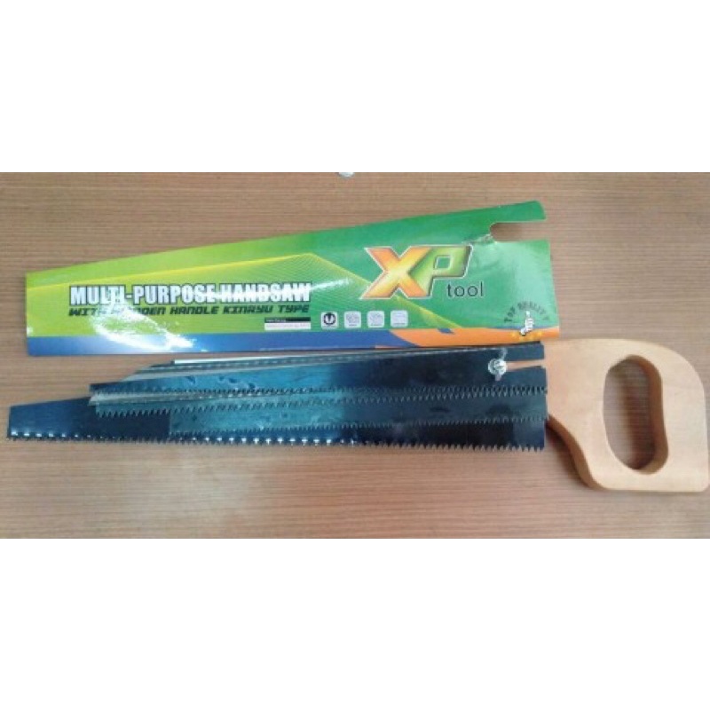 GERGAJI SET 5 PCS XP TOOL GAGANG KAYU / GERGAJI 5 IN 1 XPTOOL