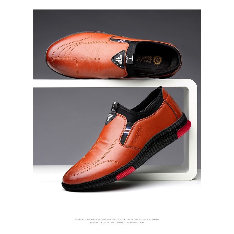 Zhira Sepatu Pantofel Pria Hitam coklat Vintage Kulit / Sepatu Formal Kantor Santai / Fashion Kasual Resmi / Sepatu Kerja Kuliah / Slip on casual Pantopel /Sepatu pantofel kerja /Hitam High Quality/SAFETY SHOES