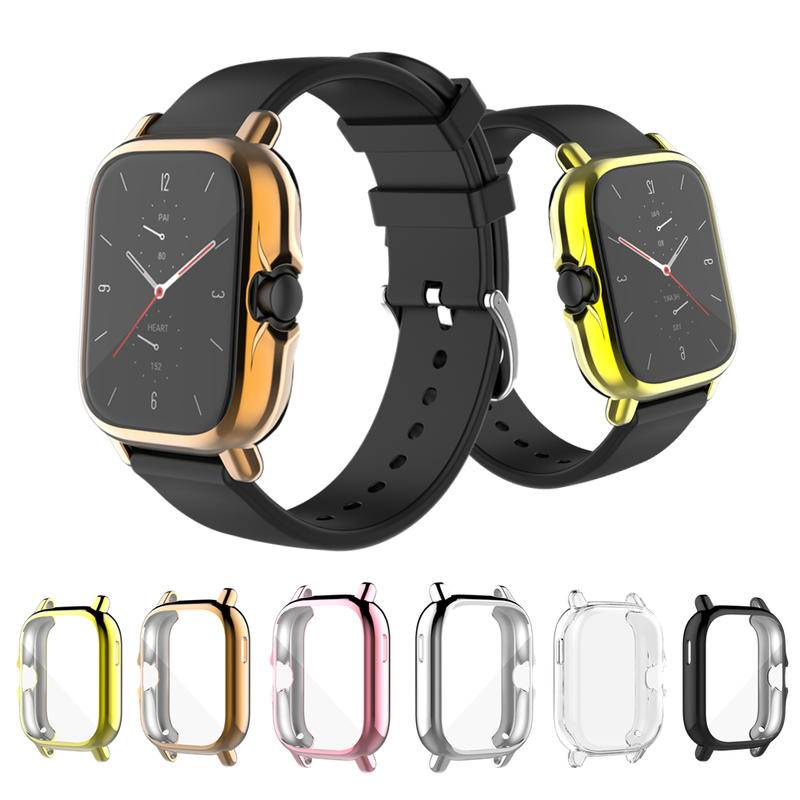 Soft Case Smartwatch Bahan Tpu Untuk Huami Amazfit Gts 2 2e 3 Gts2 Gts2E Gts3 Bumper