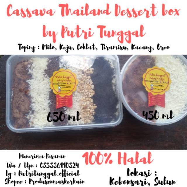 

Cassava Thailand Dessert box