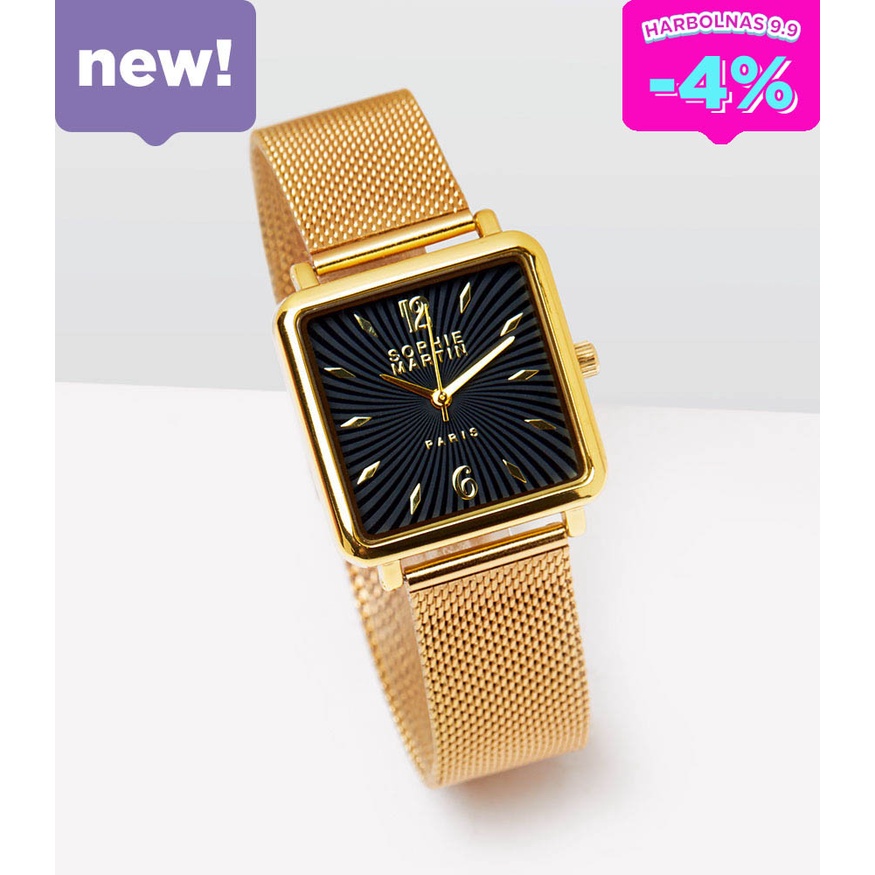 JAM TANGAN WANITA CECYLIA GOLD TERBARU 2022 SHOPIE MARTIN SOPHIE PARIS PROMO FREE BOX