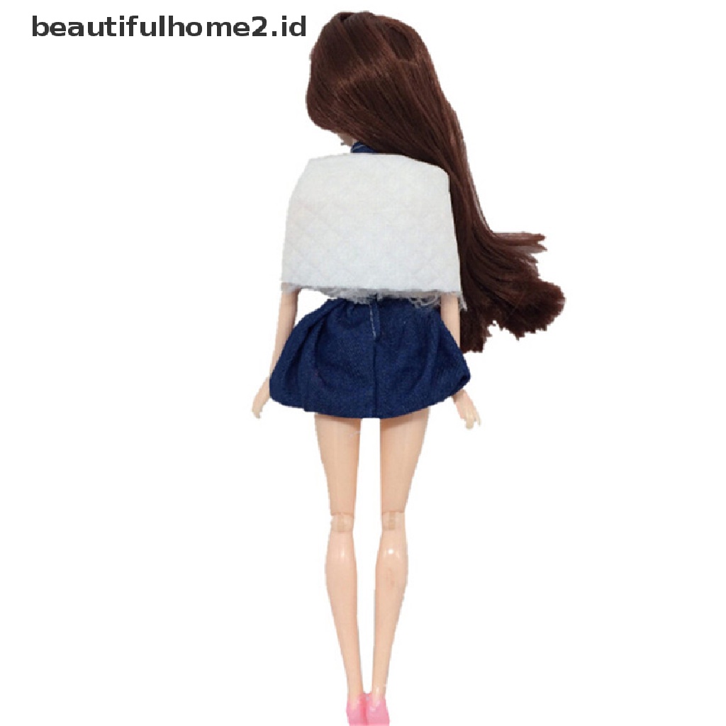 (Beautifulhome2.Id) Dress Pesta Mini Casual Handmade Untuk Boneka Barbie