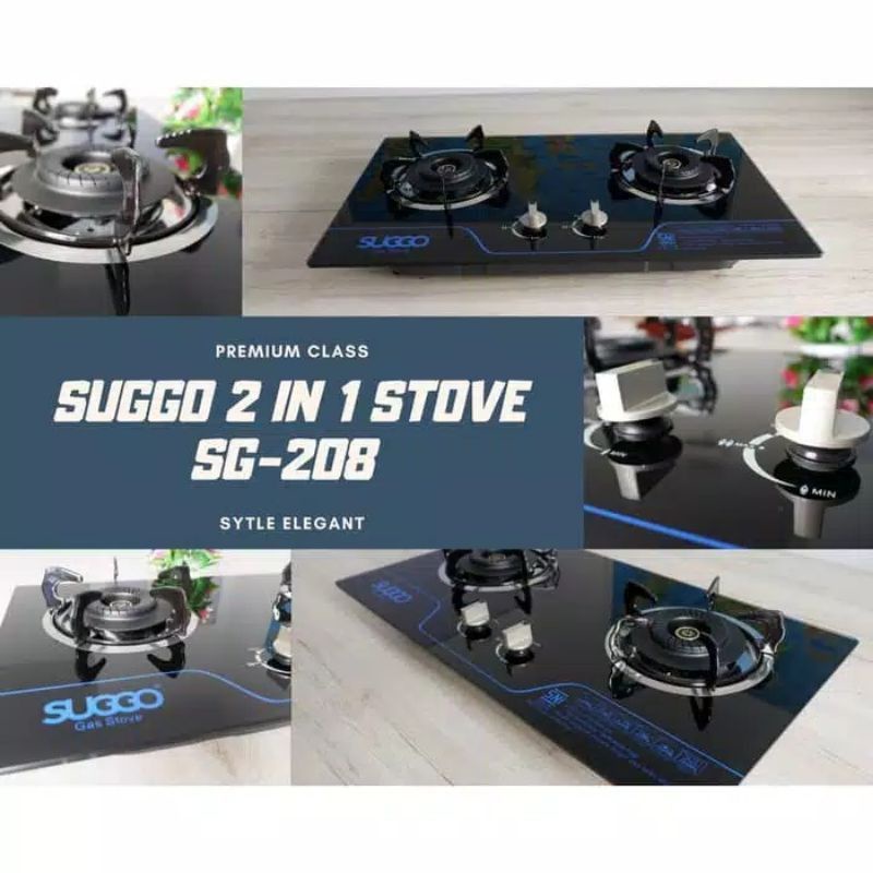 Kompor Tanam Suggo 2 Tungku SG 208 Murah