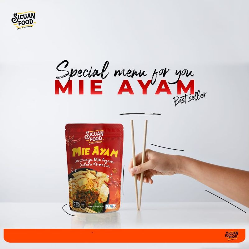 

Mie Ayam dan Baso Aci Tulang Rangu instant Sicuan Food