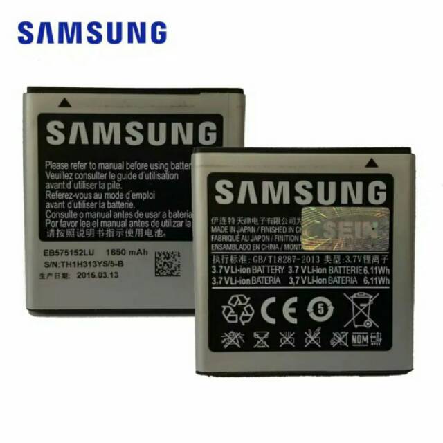 Baterai Battery Original SAMSUNG Galaxy S1 i9000 i9001 i9003 i9010 i9105 D710 i589 i8250 EB575152LU