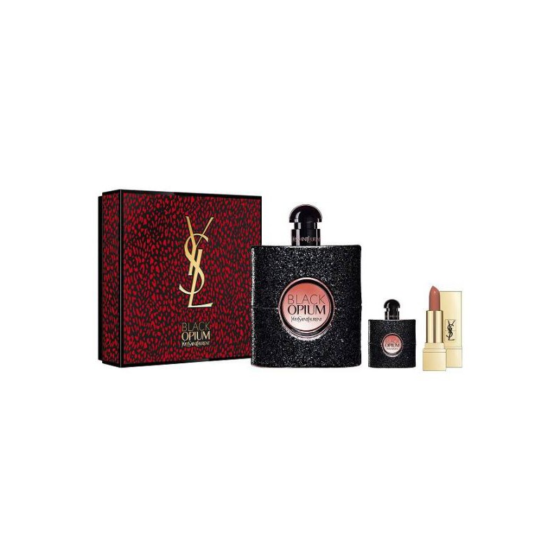 YSL Black Opium EDP 90ML and Rouge Pur Couture Gift Set [LIMITED EDITION]
