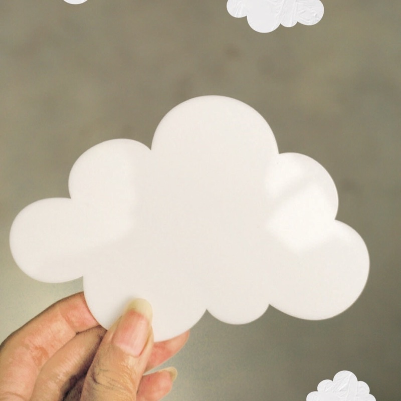 Cloud Acrylic Coaster | Tatakan alas Gelas akrilik awan - Yeele