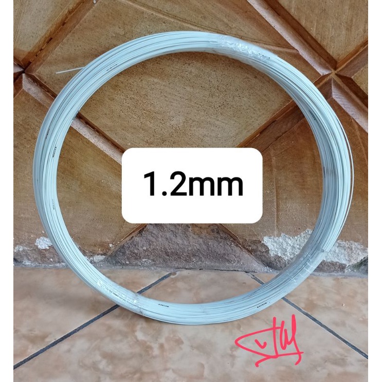 Fiber putih 1.2mm cocok untuk sangkar kecil, layangan naga dll