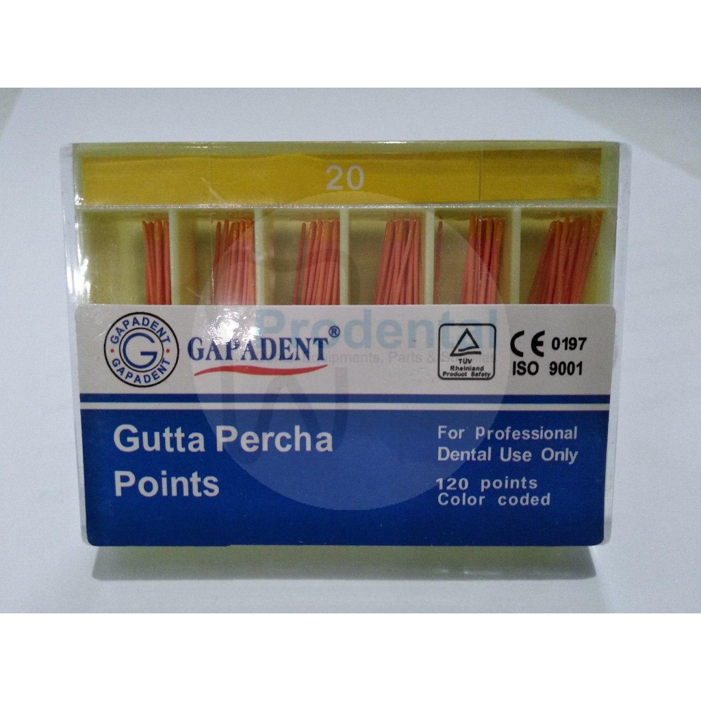 Dental gutta percha point 15 20 25 30 35 40 15-40 45-80 gutap guttap endo PSA