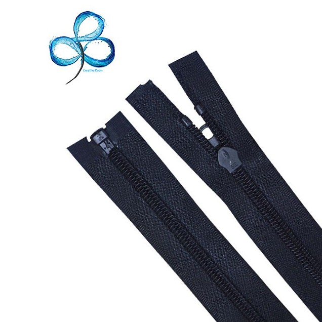 Jual Resleting waterproof Ukuran 78 Cm Warna Hitam